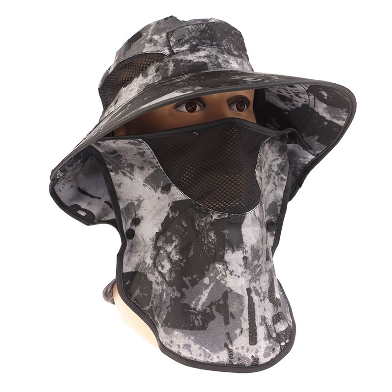 Μόδα 1PC Αναψυχή Ταξίδια 56-60cm Κεφάλι Unisex Άνδρες Γυναίκες Ψαράς Μεγάλος Αριθμός Προστατευτικό Λαιμού Σκίαση Προσώπου Αντηλιακό Καπέλο_voghion.com