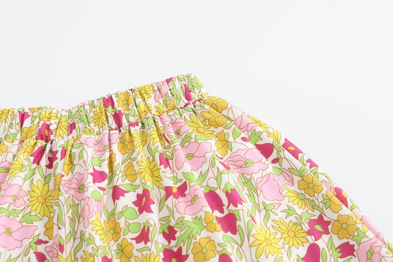 Mutter & Kinder Neue kinder Röcke Mädchen Kleine Blumen Röcke Baby Kleine Blumen Taille Röcke Kleider_voghion.com