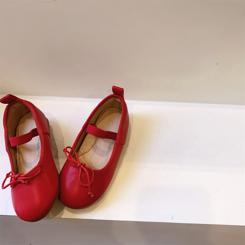 Candy farbige koreanische Kinderschuhe Licht Mund Mädchen Lederschuhe Baby Schöpfkelle Schuhe Kinder Prinzessin einzelnen Schuhe Babyschuhe_voghion.com