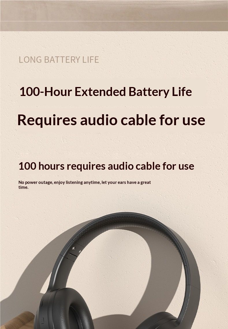 Digitex Digitex 2024 New Over-Ear Wireless Bluetooth Headphones Wired Microphone For Computers, Compatible With Sony Xiaomi 1456_voghion.com