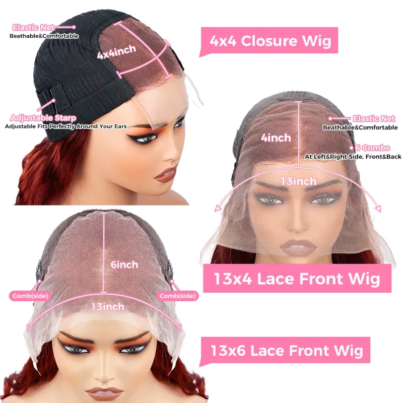 Parrucche frontali in pizzo marrone dritto per capelli umani da donna, parrucca frontale trasparente HD da 30 pollici, capelli colorati pre-pizzicati_voghion.com