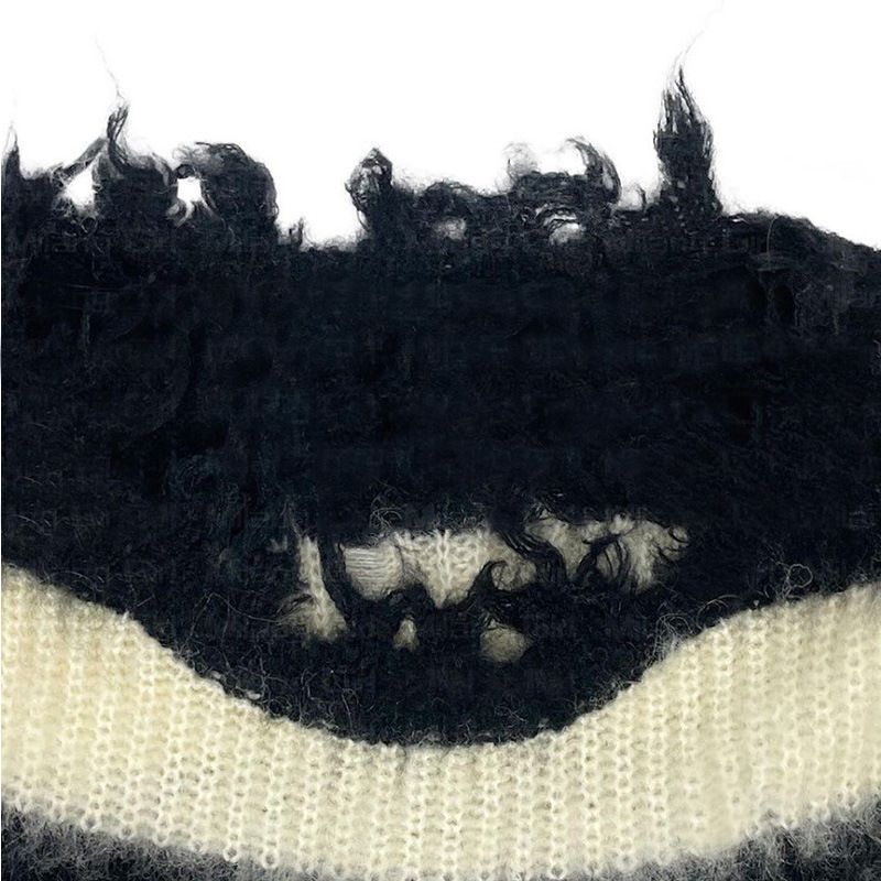 Maglione a righe a stelle, snellente, autunnale e invernale, che imita la pelliccia di visone, per uomo e donna in stile Halloween_voghion.com