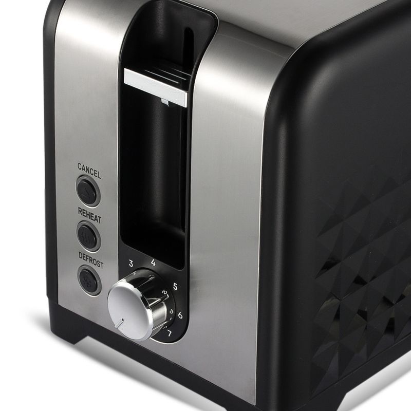 2-Slice Sandwich Toaster, Multifunction Breakfast Maker With Panini Press, Egg Poacher, EU Plug, 700W, Non-Stick Plates, Indicator Lights, Cool Touch_voghion.com