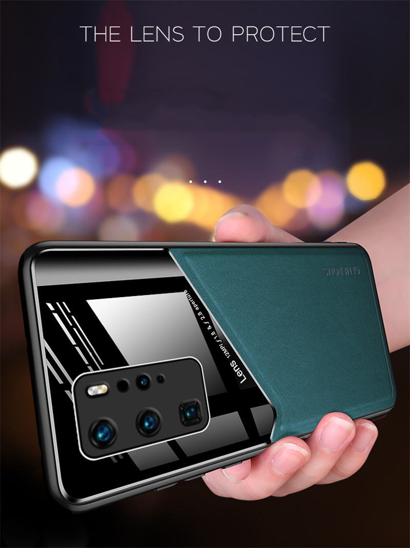 Muodikas nahkakotelo Huawei P40 Pro P30 P20 Lite Nova 8 SE 7 6 5 5i Pro 7i 4 4E 3 3i P Smart 2020 Y9 Prime 2019 -kotelolle_voghion.com