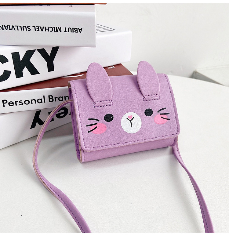 Cute Rabbit Baby Girls Majhne torbice za čez ramo Risanke Otroci Fantje Mini denarnica za kovance Ročne torbice Otroški dodatki Majhna torbica za čez ramo_voghion.com