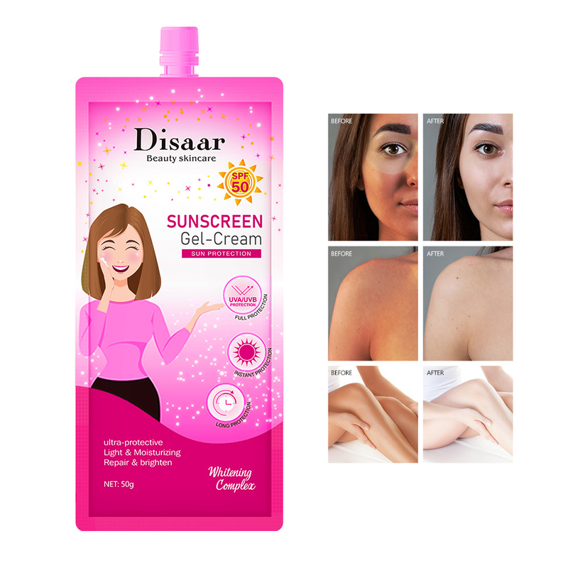 Disaar Full body SPF Sunscreen Isolation Cream Bag_voghion.com