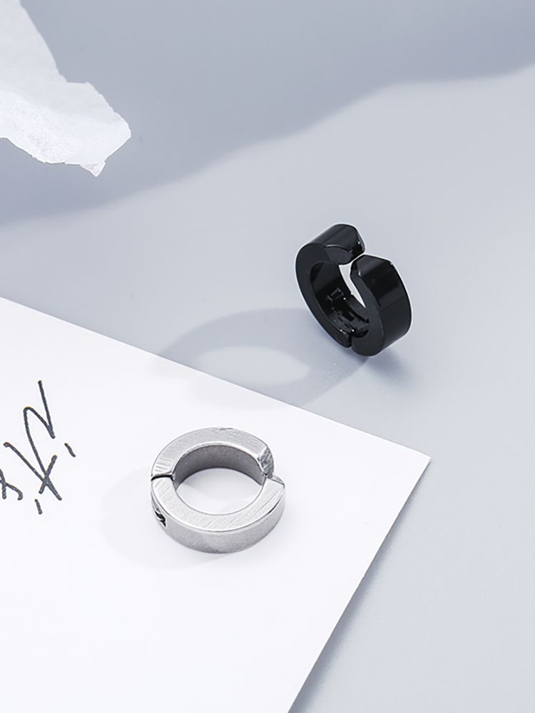 VOYAGE Clips Cuffs Men's Style Studs, Buckles, Earrings Men, Non-Pierced Ear Jewelry For Women_voghion.com