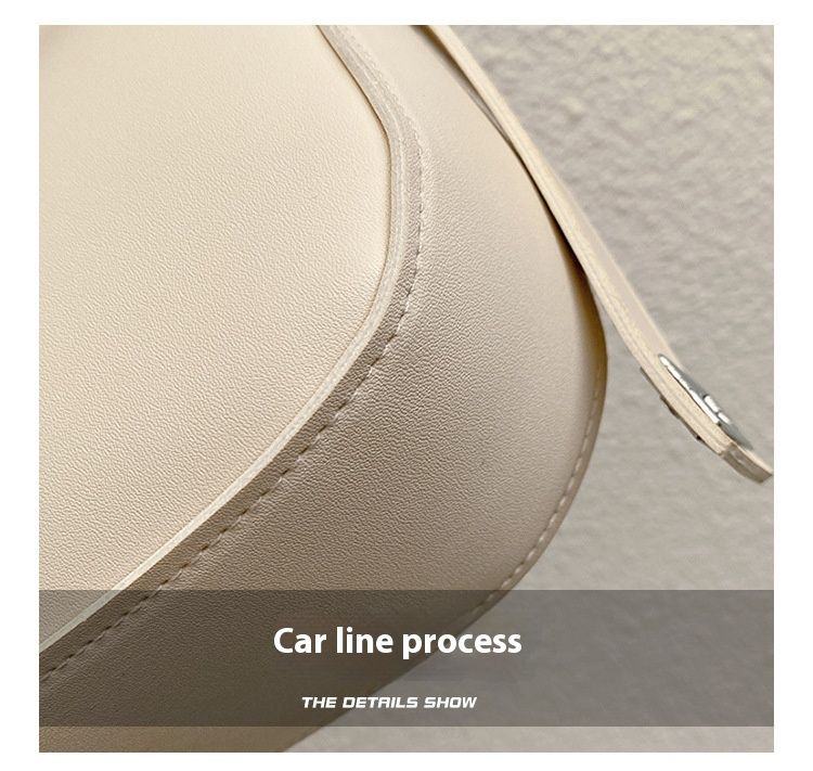 Retro Saddle Bag for Women 2024 New French Fashion Single Shoulder Underarm Bag Solid Color Versatile Crossbody Bag_voghion.com