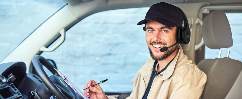 Headset, Bluetooth With Microphone,Wireless On-Ear Headset For Computer Cell Phone Trucker Home Office_voghion.com