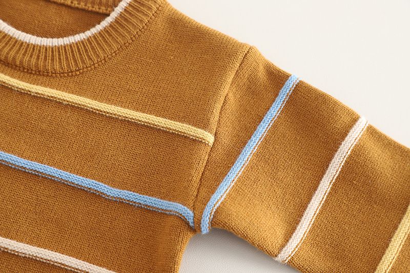 Pull décontracté coréen pour garçons, style occidental, nouvelle collection printemps-automne 2025, petite et moyenne taille_voghion.com