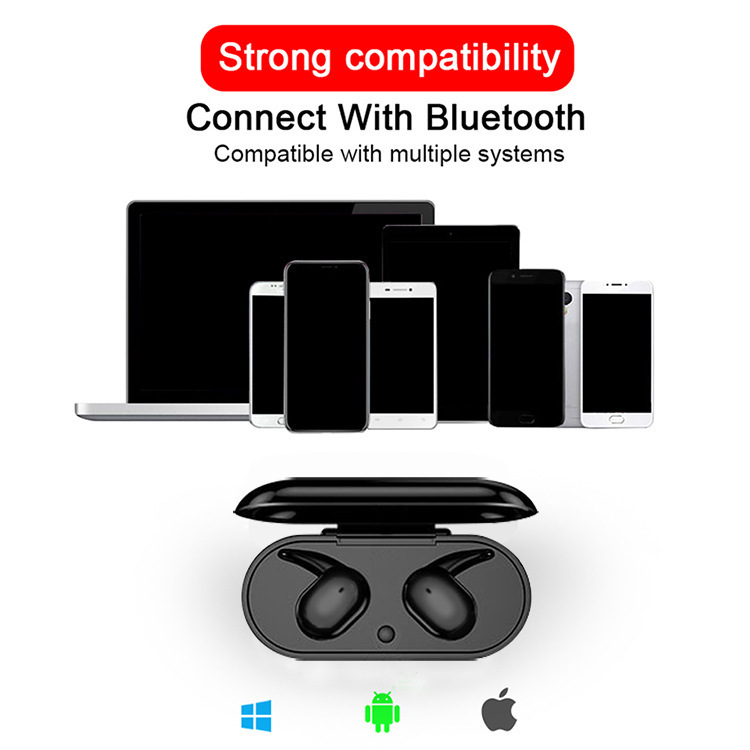 Drahtlose Bluetooth 5.0 TWS-Geräte, Anti-Bruch-Kopfhörer, Lautsprecher, mit Mikrofon, für iPhone, Samsung, Huawei_voghion.com