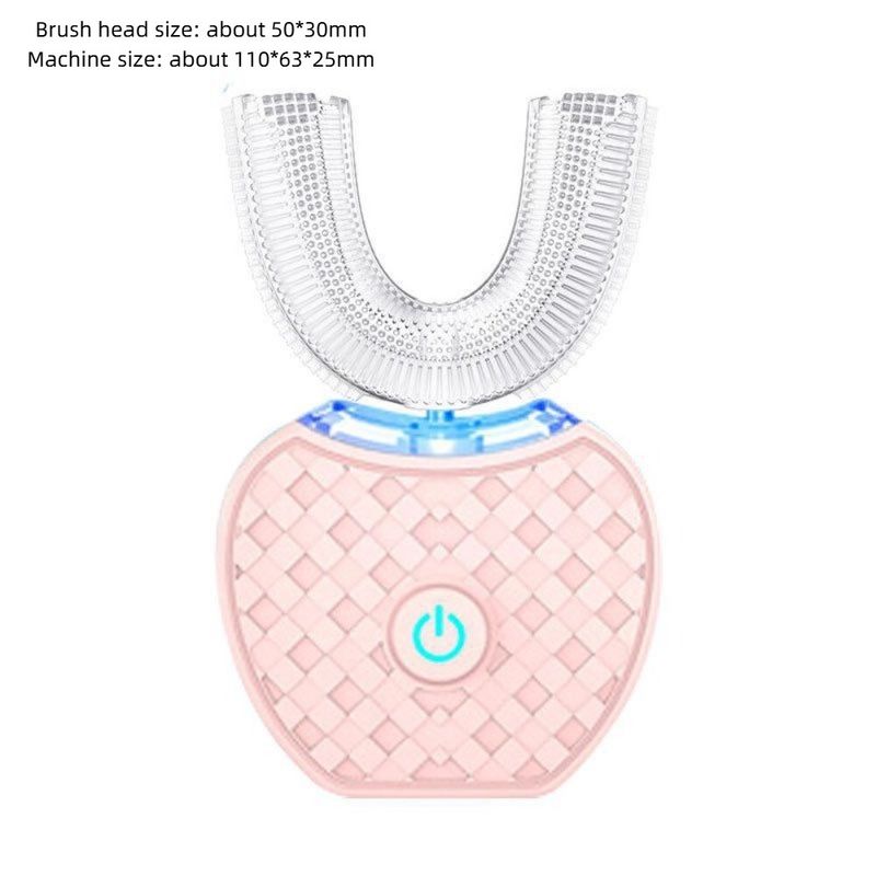 U-Shape Automatic Electric Ultrasonic Toothbrush Adult_voghion.com