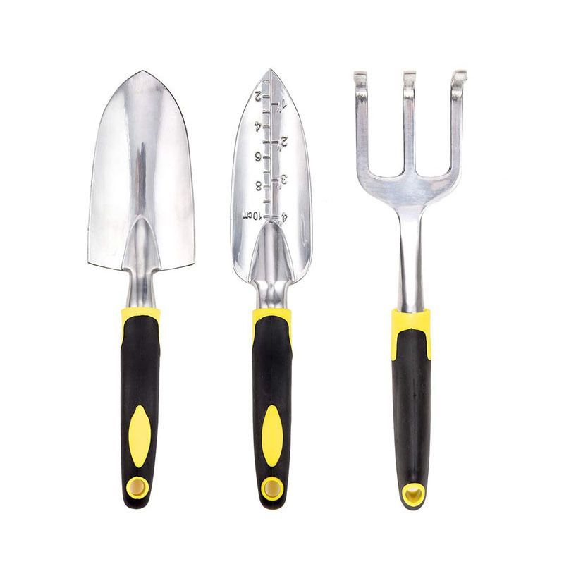 Tool Set Three Piece Aluminum Alloy Garden Tool Set Gardening Tool Set_voghion.com