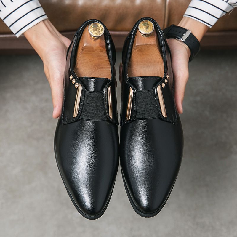 Herren Business Casual Dress Oxfords Formelle Schnürschuhe für Büro, Partys und den Alltag_voghion.com