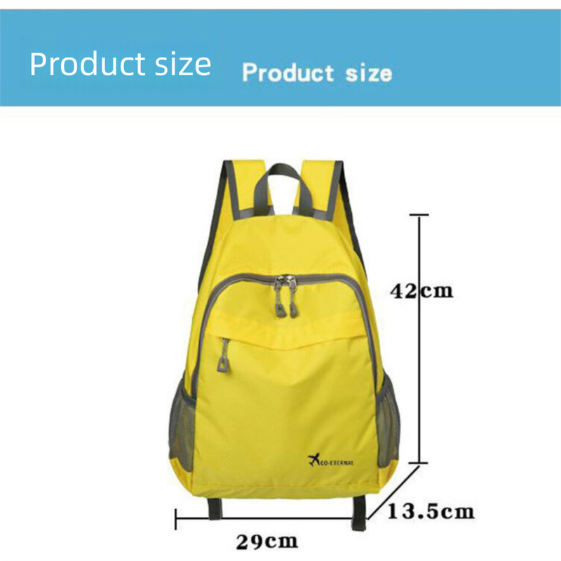 Neuer leichter, faltbarer Outdoor-Rucksack für Damen und Herren (Modelljahr 2025) – wasserdicht, tragbar, ideal für Reisen und Bergsteigen._voghion.com