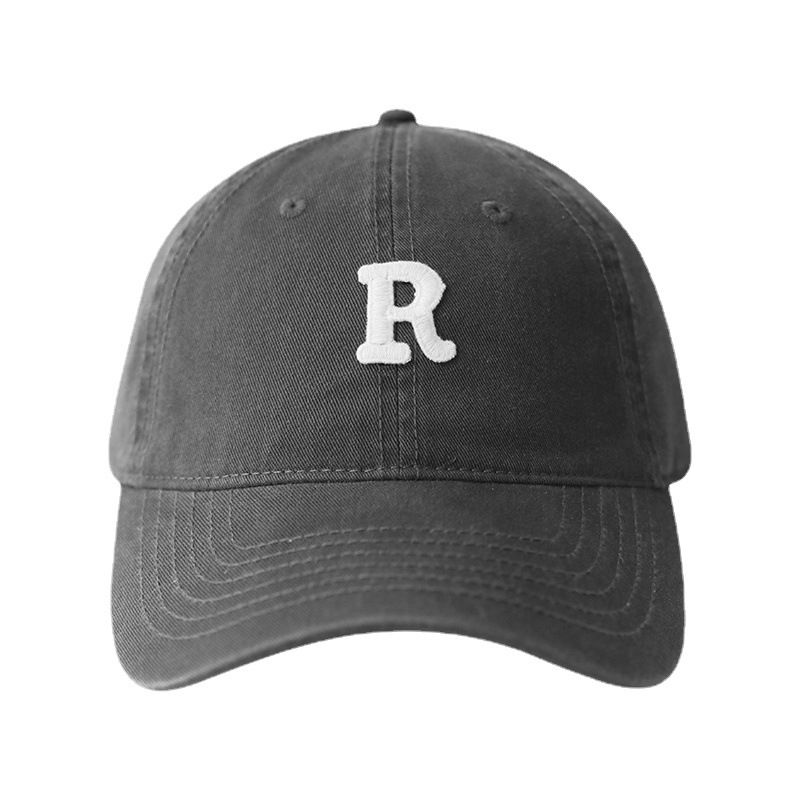 New Hat With Multiple Styles, Gray Soft Top Baseball Cap, Duckbill Men, Korean Version, Versatile Knitted Cap For Women_voghion.com