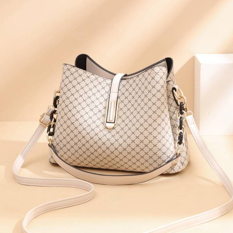 Quality New Leather Handbags High Capacity Advanced Sense Female Long Strap Shoulder Bag_voghion.com