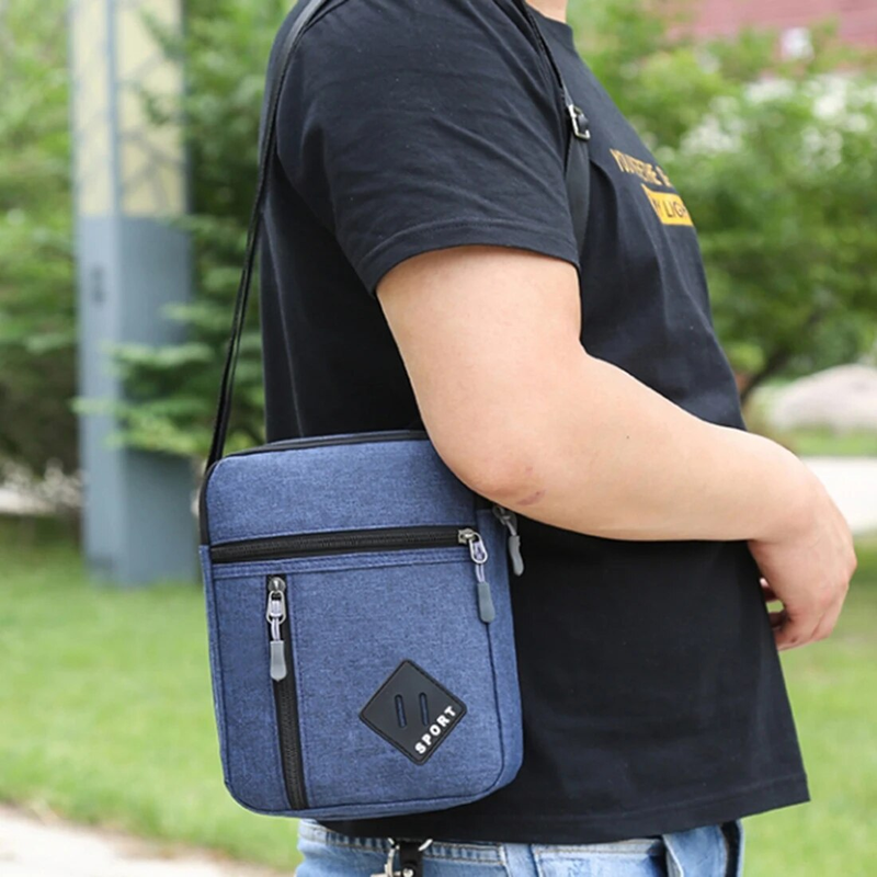 2024 Borsa a tracolla da uomo Borsa a tracolla con tracolla da uomo Piccola borsa a tracolla per lavoro Business Borsa impermeabile Oxford_voghion.com