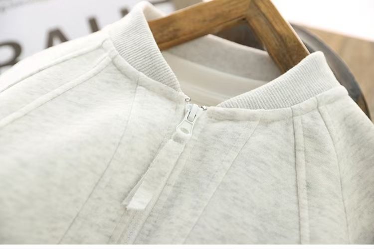 Abbigliamento per bambini piccoli, nuovi vestiti per bambini, camicia con cerniera, giacca e pantaloni, taglie medie e grandi, completi due pezzi per bambini, primavera e autunno._voghion.com