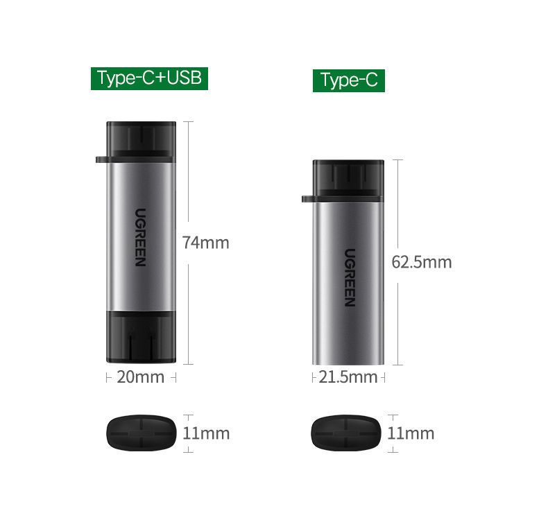 Green Alliance USB 3.0 High-Speed Reader All-in-One SD Large TF Card Canon DSLR Camera Small Multi-Function_voghion.com