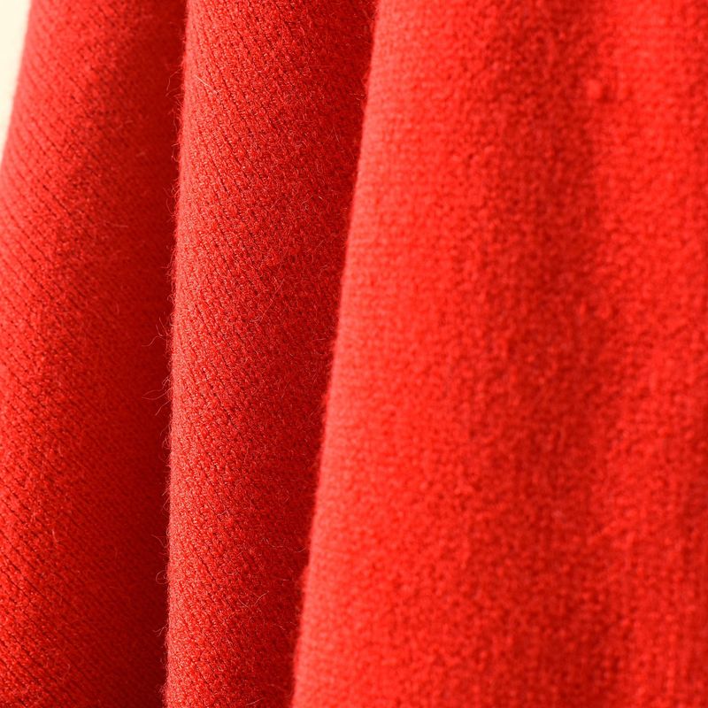 Autumn short woolen shawl, new autumn and winter fox fur grass cloak, bride's toast jacket, thickened cardigan_voghion.com