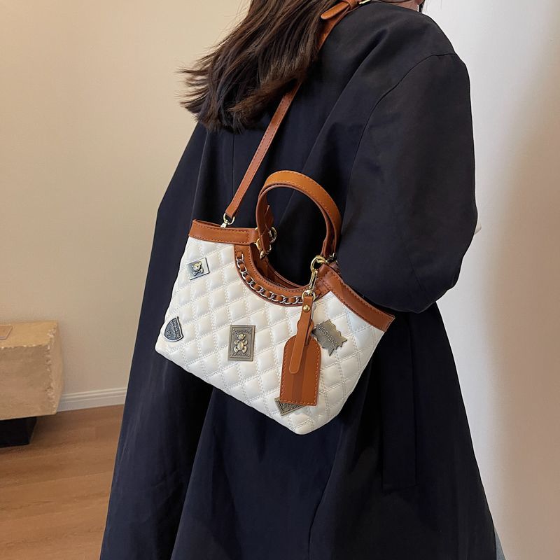 Xiaoxiangfeng Lingge Borsa da donna Borsa a tracolla di grande capacità Borsa a tracolla versatile per pendolari_voghion.com