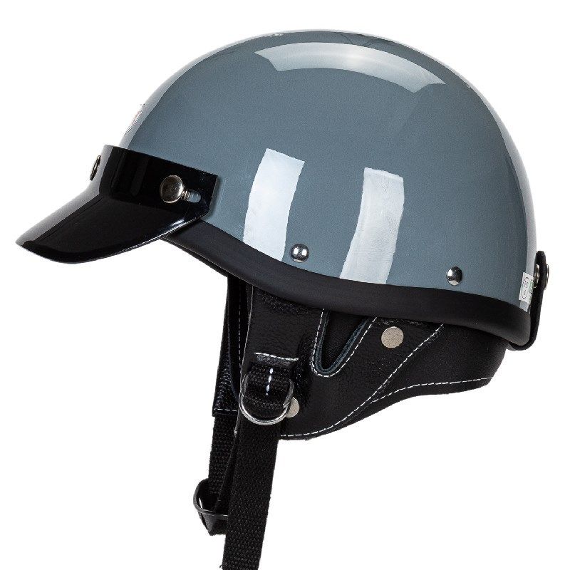 Helm mat klengem Rand, reng handgemaachte Retro-Helm, liichte Retro-Helm mat Design_voghion.com