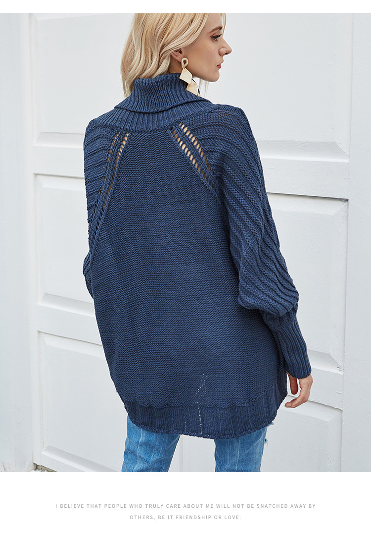 Completo casual in maglia da donna con gonna a due pezzi e scollo a V_voghion.com