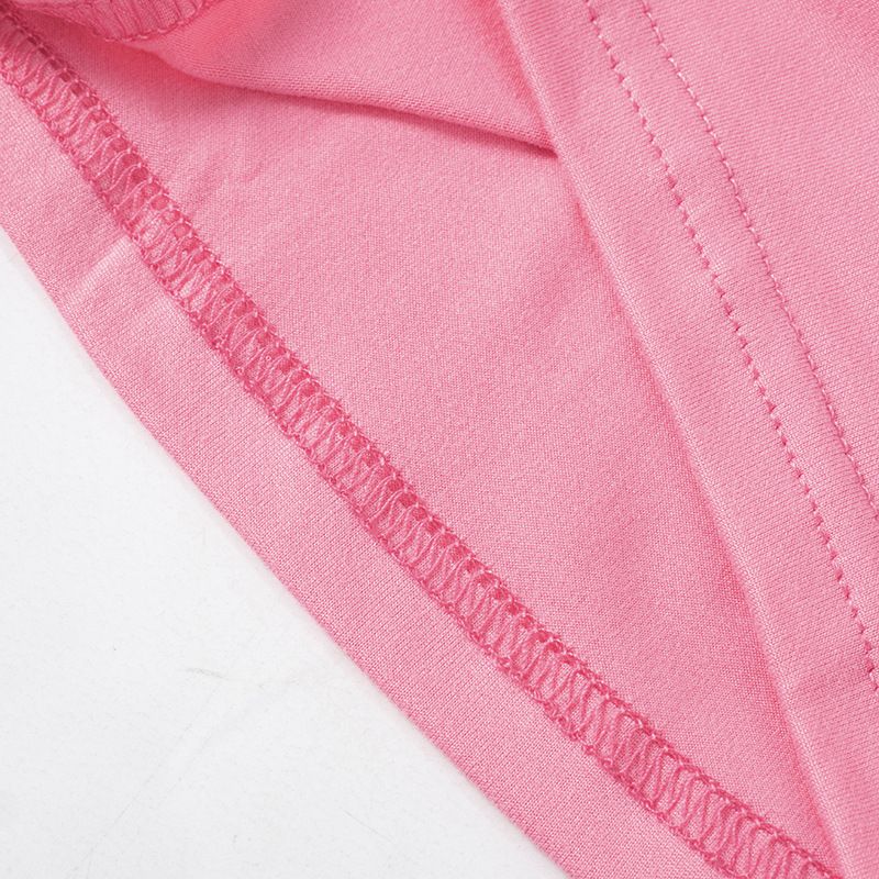 Abito da donna alla moda, a maniche corte, aderente, con scollo rotondo, tinta unita_voghion.com