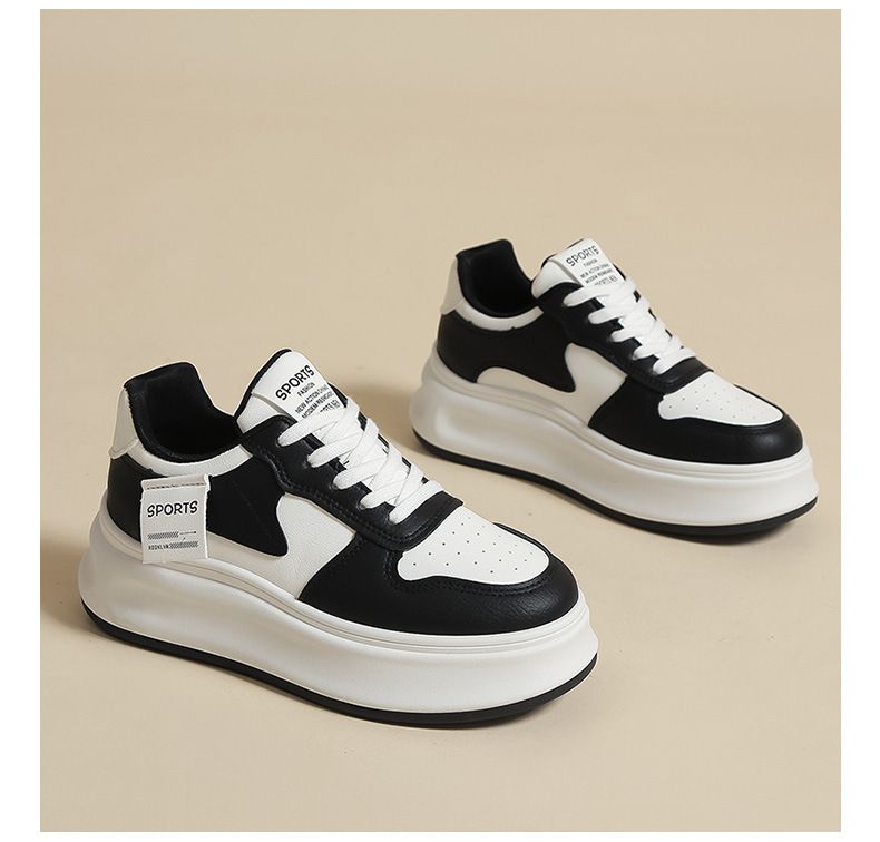 Versatile Little White per le donne 2024 Primavera Nuovo Tempo libero Street Shoot Student Board Single Edizione coreana Instagram_voghion.com