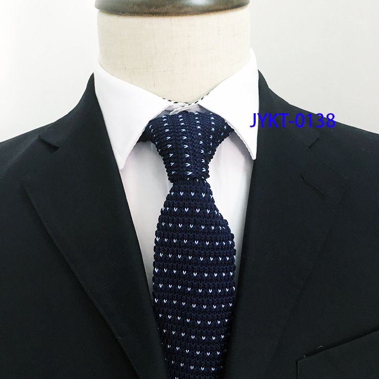 Cravatta da uomo in stile coreano, casual, versatile, lavorata a maglia in lana, britannica, a punta, stretta_voghion.com