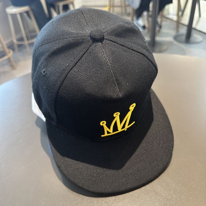 Hip Hop Men's Women's Flat brim Spring and Autumn Baseball Big Headed Street Dance Trendy Person Straight Board American_voghion.com