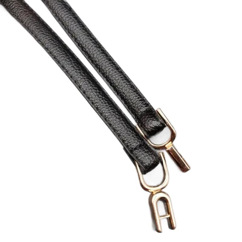 Cintura decorativa sottile con fibbia elastica per donne, semplice e versatile, per abiti, camicie, maglioni, catena in vita_voghion.com