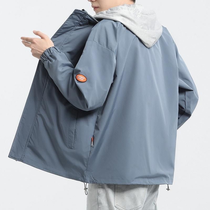 Giacca sportiva unisex da esterno firmata, finta giacca in due pezzi M-4XL B010_voghion.com