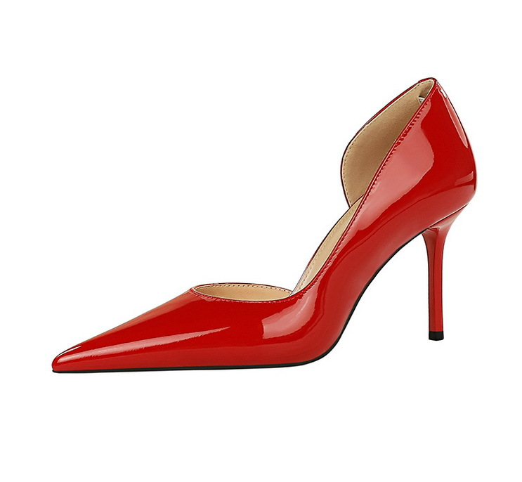 8236 Style Fashionable And Minimalist Heels Women's Shoes, Thin High Heels, Shallow Mouth, Pointed Side Hollowed Out_voghion.com