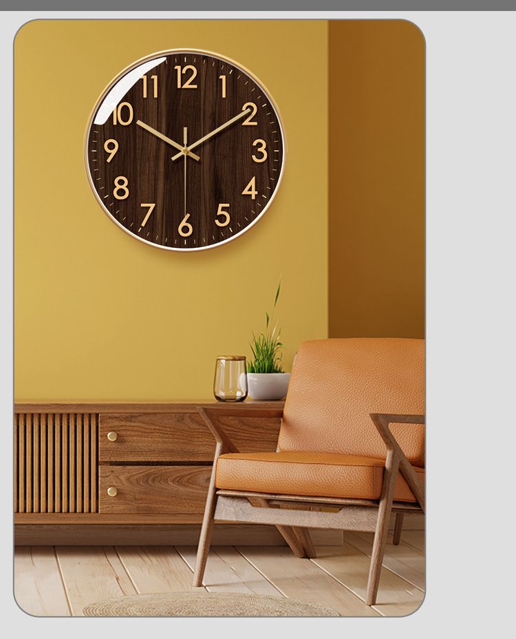 Yipula 6852 Living Room Home Silent Fashion Light Luxury Wall Modern Quartz Clock_voghion.com