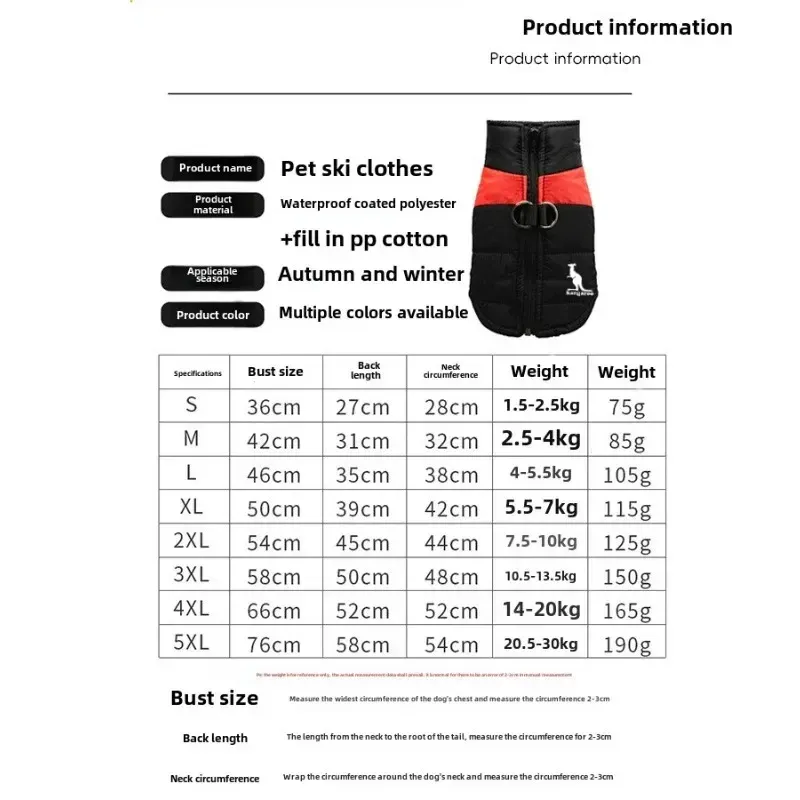 Chaleco de algodón térmico grueso para otoño e invierno, diseño de canguro, para mascotas, gatos, perros, ropa para perros medianos y grandes._voghion.com