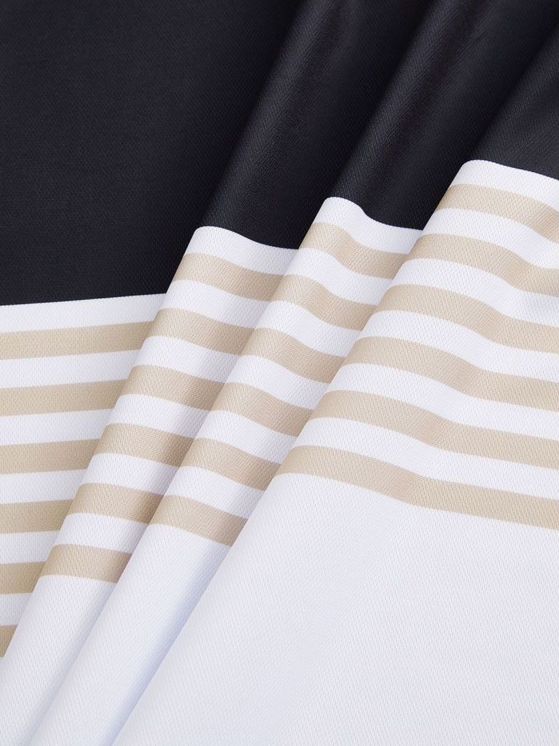 Lässiges Poloshirt mit 3D-Digitaldruck, kurzärmelig, lässig, modisch, trendig, Herrenoberteile_voghion.com