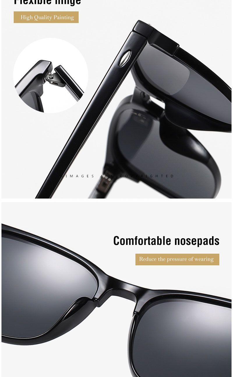 Moda polarizzata 2024 retrò specchio quadrato occhiali da sole vintage antiriflesso occhiali da sole per guidatore per uomo Oculos shade_voghion.com