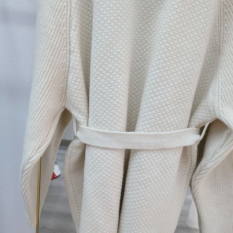 Damenbekleidung: Luxuriöse Strickjacke für Damen mit Kragen aus Kunstfuchspelz – weicher und warmer Pullovermantel mit offener Vorderseite für elegante Freizeitkleidung (Grau, Schwarz)_voghion.com