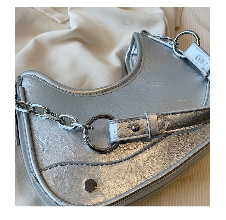 Niche haut de gamme chaîne aisselle sac pour femmes 2023 été nouveau Style Simple polyvalent sac à bandoulière une pièce livraison directe_voghion.com