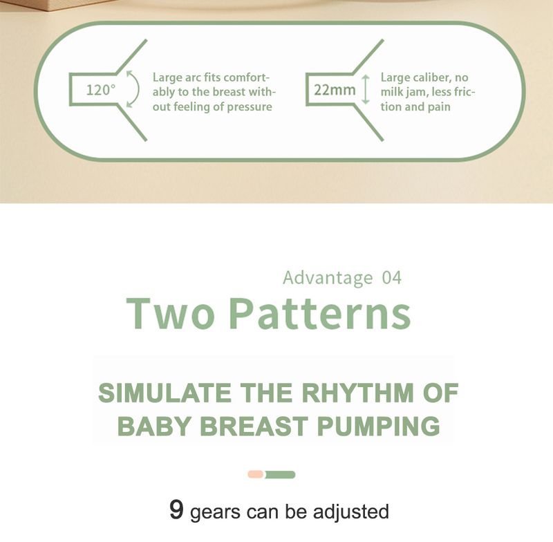 Tragbare elektrische Milchpumpe, über USB aufladbar, leise, tragbare Milchabsaugung, automatischer Melker, bequemes Stillen, BPA-frei_voghion.com