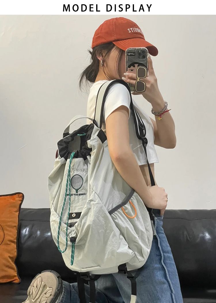 Reise- und Outdoor-Kurzstrecken-Canvas-Wanderrucksack für Damen_voghion.com