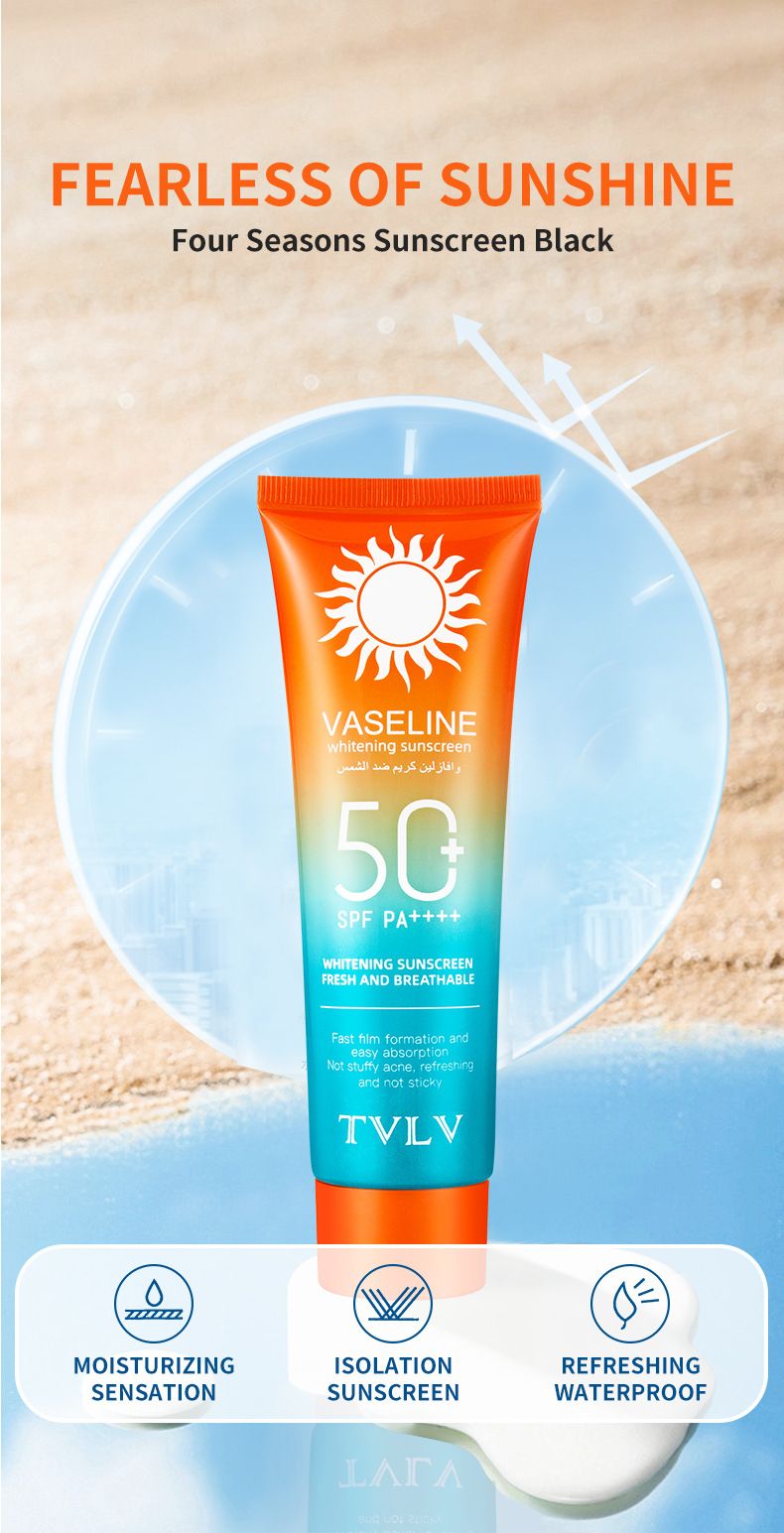 TV fehérítő 80g és UV-védelem SPF50+PA++++ Nagy erősségű naptej_voghion.com