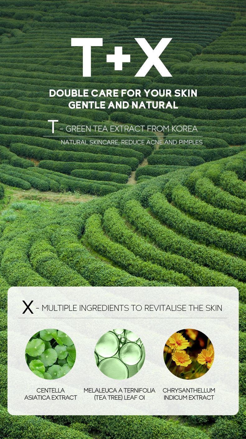 FENYI Grönt te 4 stycken hudvårdsprodukt Resestorlek Prov 1 stycke_voghion.com