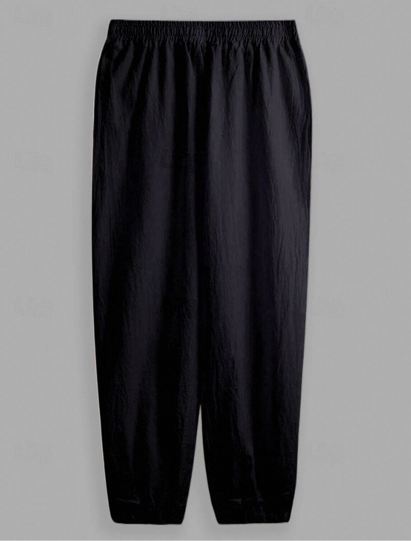 Lässige Herrenhose aus Leinenmischung – gerades Bein, entspannte Passform, atmungsaktiv und leicht für den Alltag (S-XXXL, 7 Farben)_voghion.com