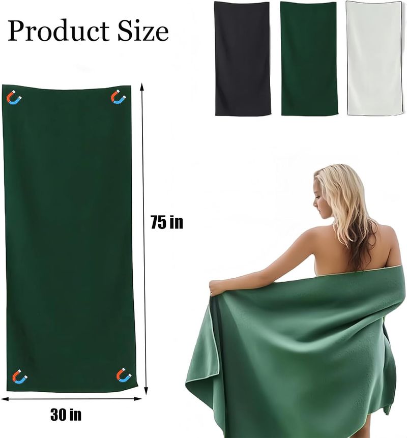 Swimming Towels Summer Outdoor Extra Large Magnetic Bath Towel With Strong Water Absorption Suitable For Beach Swimming Pool Gym Camping Etc._voghion.com