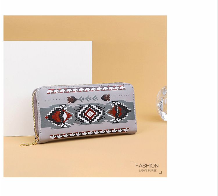 Torby damskie Nowa krótka damska portmonetka w stylu nadrukowanej torby do przechowywania Duża pojemność z wieloma przegródkami na karty Mini torba na karty_voghion.com