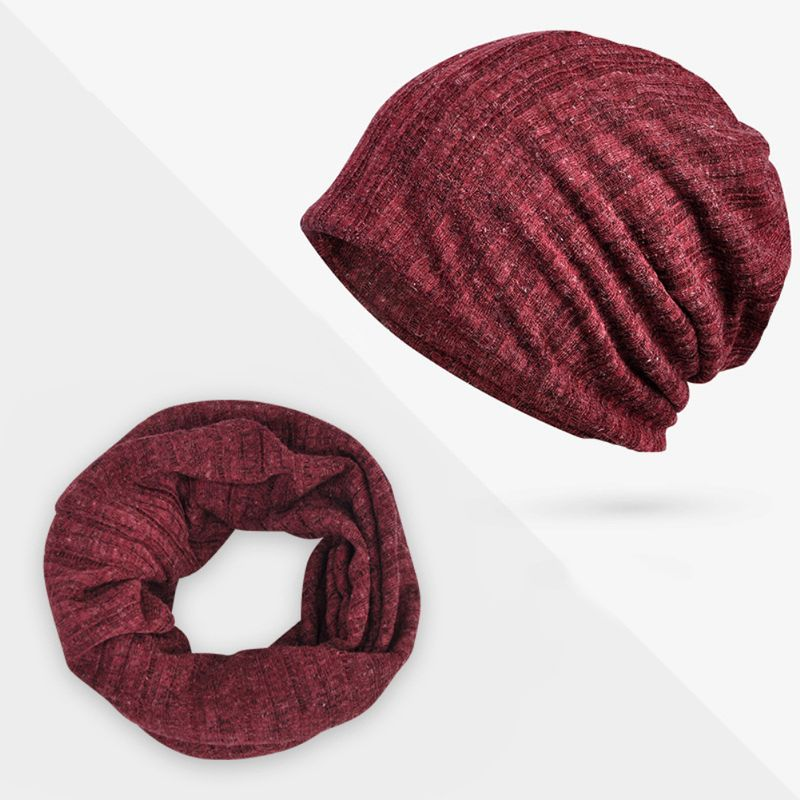 Zhuoxinder Frühling Sommer Dual-Use-UV-Schutz Baggy Beanie Hat Cap Neck Gaiter Bandana-Schwarz_voghion.com