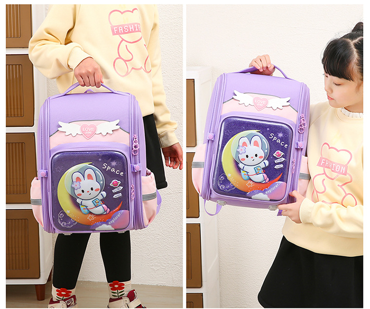 Neuer, großer, lastreduzierender Wirbelsäulenschutz für Kinder für Jungen und Mädchen der Klassen 1-6, leichter Rucksack_voghion.com